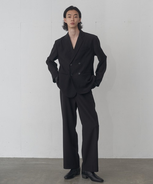 「FEKETE」 スラックス MEDIUM ブラウン メンズ_画像2