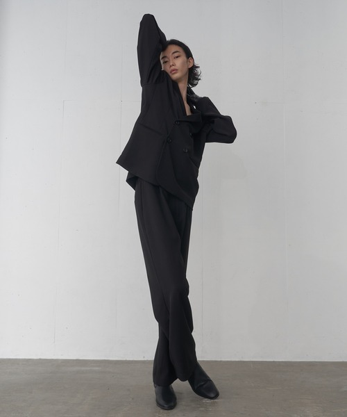 「FEKETE」 スラックス MEDIUM ブラウン メンズ_画像8