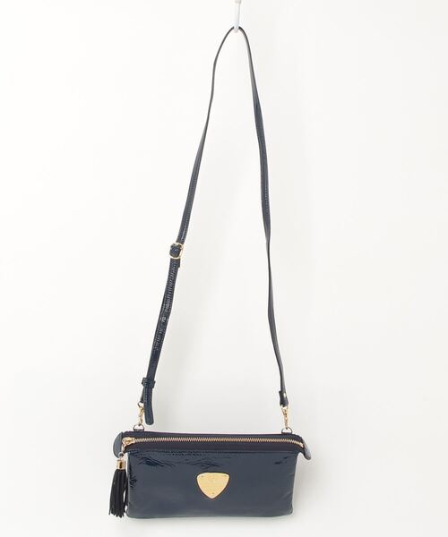 ATAO（アタオ） ワンポイントショルダーバッグ - ネイビー レディース