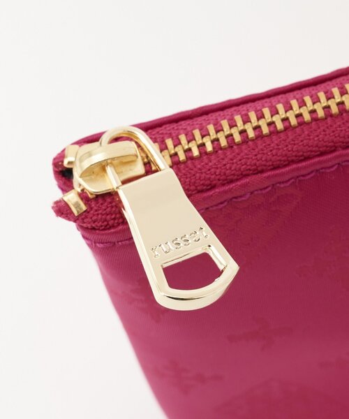 russet（ラシット） ラインプリントポーチ S : ZOZOTOWN Yahoo!店