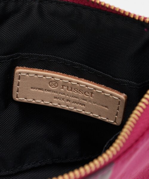 russet（ラシット） ラインプリントポーチ S : ZOZOTOWN Yahoo!店