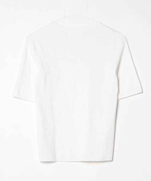 「ROPE' PICNIC」 半袖ニット 38 オフホワイト レディース_画像2