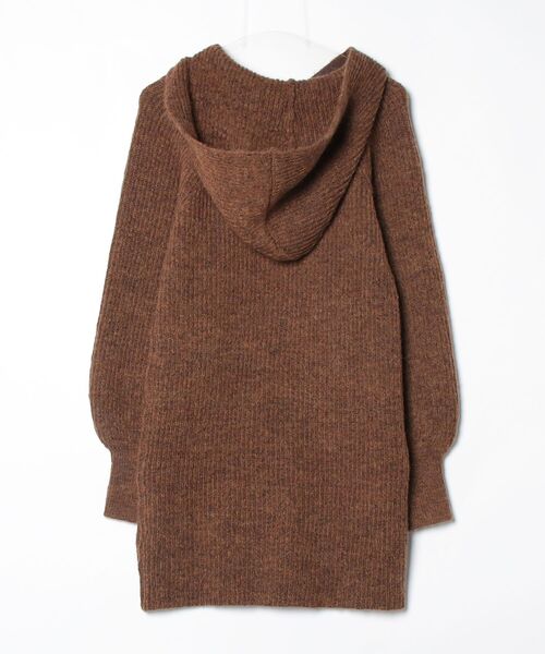 「MURUA」 ニットワンピース FREE ブラウン レディース_画像2