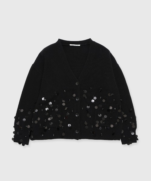 JOSE MOON（ジョゼムーン） カーディガン BIJOU OVER KNIT CARDIGAN