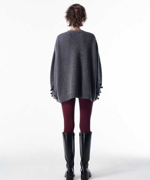 新品 jose moon ビジュー ニット カーディガン グレー 新品 jose moon ビジュー ニット カーディガン グレー - メルカリ