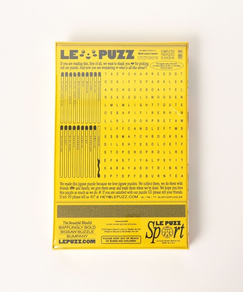 bPr BEAMS（bPrビームス） おもちゃ Le PUZZ/ ジグソーパズル 1000