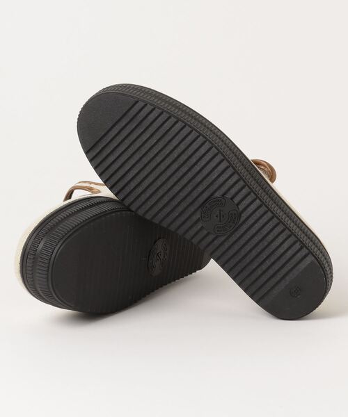 「BEAMS BOY」 シューズ 36 ゴールド レディース_画像3