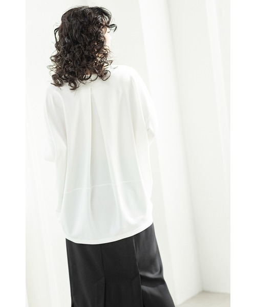 「OSMOSIS」 「loab」長袖カットソー ONE SIZE グレー レディース_画像4