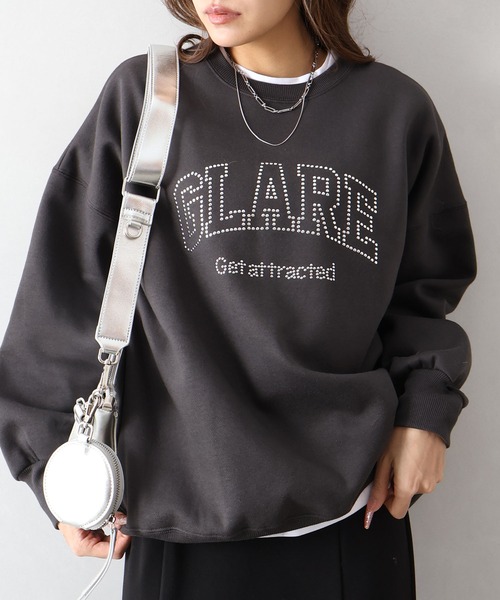 【即完sサイズ❗️】裏起毛❗️美品！STONE 　スウェットトレーナー THRASHER スラッシャー トレーナー クルーネック メンズ スウェット