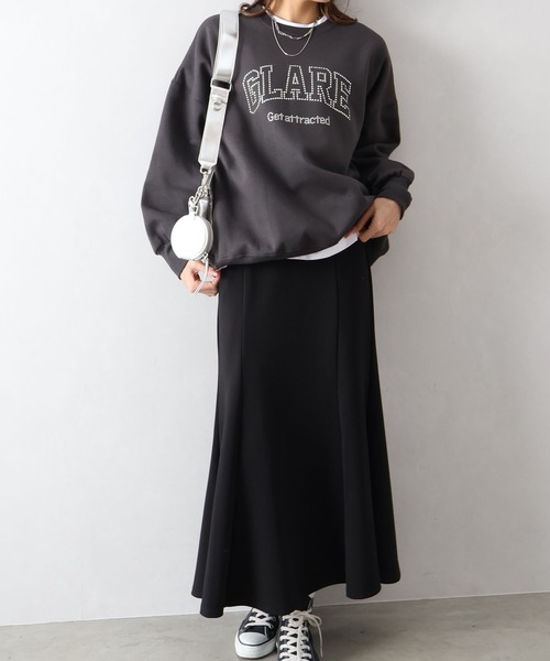 SpRay（スプレイ） トレーナー スウェット 裏起毛スタッズスウェット