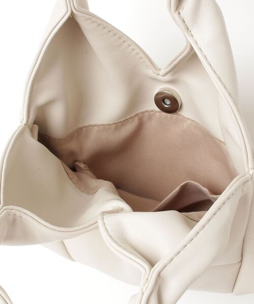 「UNE MANSION」 ハンドバッグ ONE SIZE アイボリー レディース_画像4