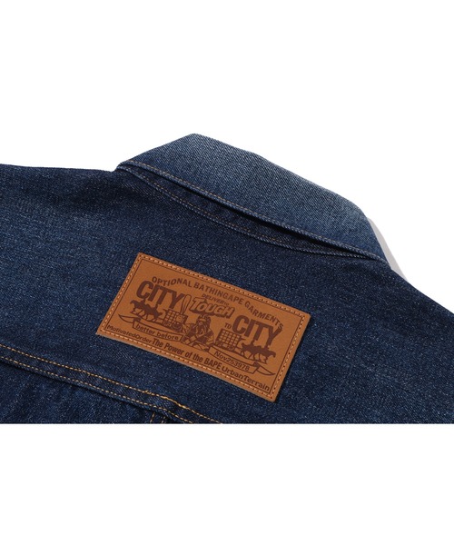 A BATHING APE（アベイシングエイプ） デニムジャケット gジャン APE