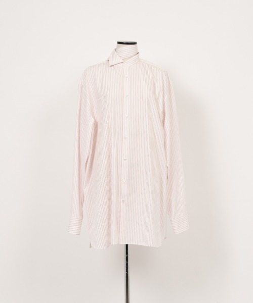 ブラウス シャツ Oversized Long Collar Shirt レディース メンズの画像