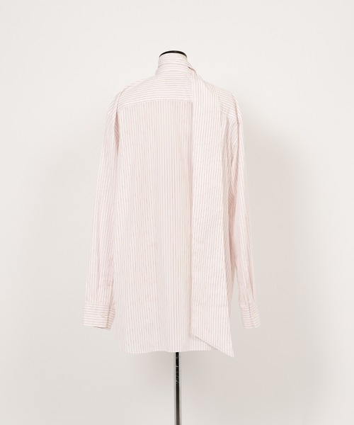 ブラウス シャツ Oversized Long Collar Shirt レディース メンズの画像