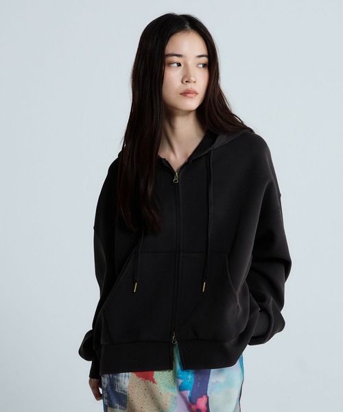  jeans パーカー♡限定1着 JEANASIS（ジーナシス） パーカー 「選べる着丈」FadeダンボールZIP