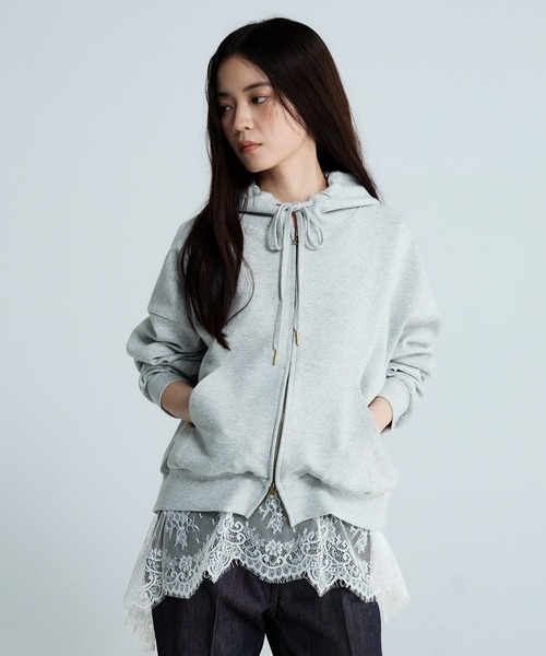 ぐでぷりんページ　アニエスベー　ジーナシス　パーカーセット JEANASIS（ジーナシス） パーカー 「選べる着丈」FadeダンボールZIP