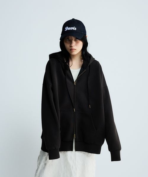 JEANASIS（ジーナシス） パーカー 「選べる着丈」FadeダンボールZIP