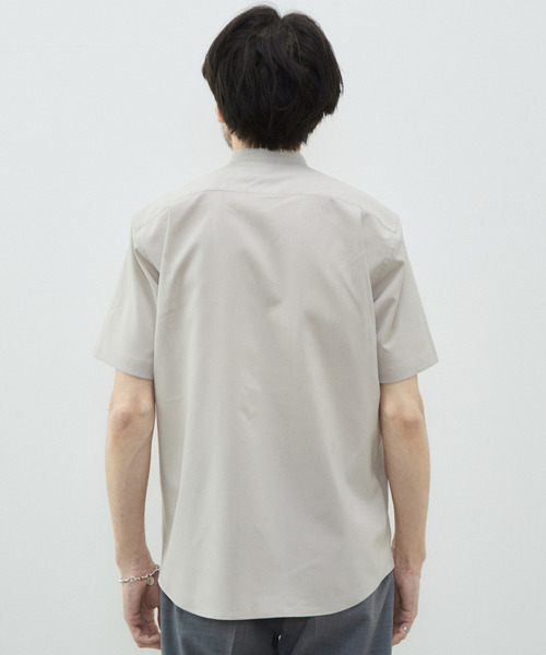 「MEN'S MELROSE」 半袖シャツ 2 ベージュ メンズ_画像4