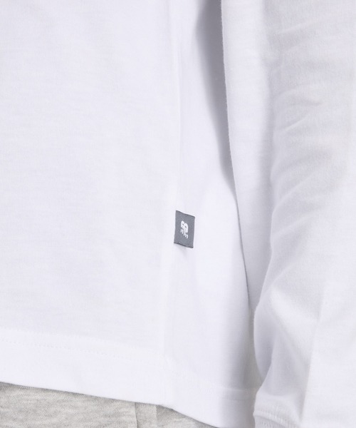 new balance 長袖シャツ ホワイト New Balance（ニューバランス） 長袖Tシャツ - ホワイト メンズ