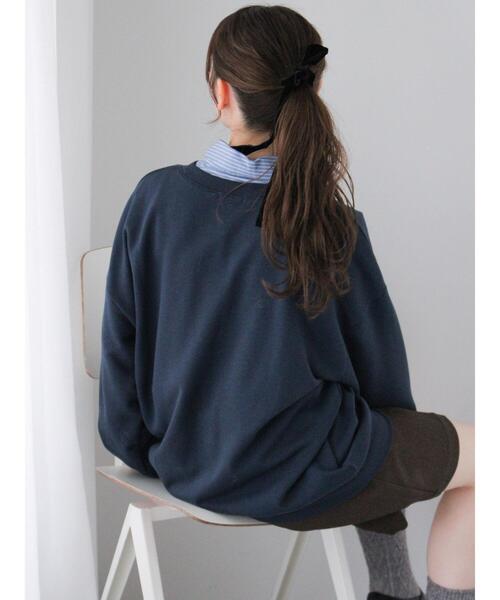 「ehka sopo」 スウェットカットソー F グレー レディース_画像6