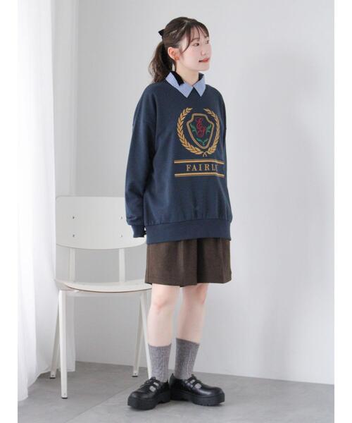 「ehka sopo」 スウェットカットソー F グレー レディース_画像9