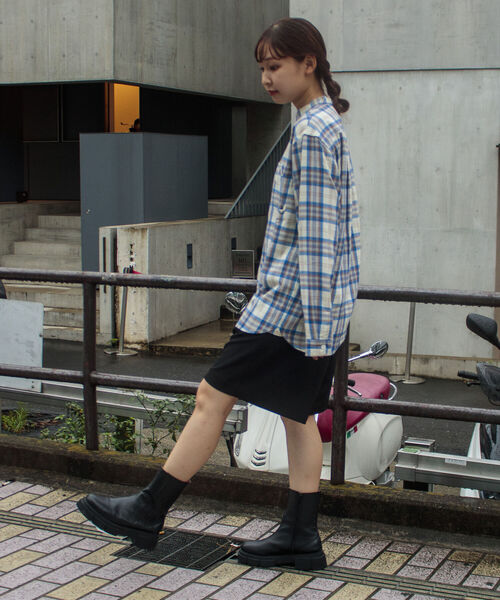 「GEVACO」 長袖シャツ L ブルー系その他 メンズ_画像6