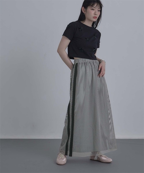 「miette」 ロングスカート FREE ブラック レディース_画像6