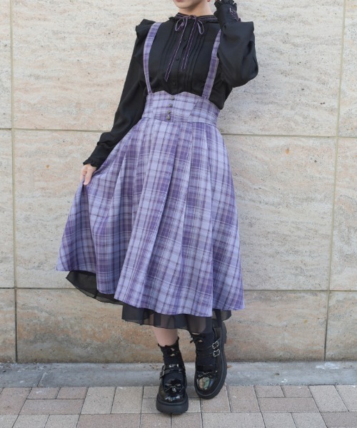 axes femme（アクシーズ ファム） スカート サス付レースアップ