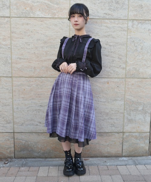 axes femme（アクシーズ ファム） スカート サス付レースアップ
