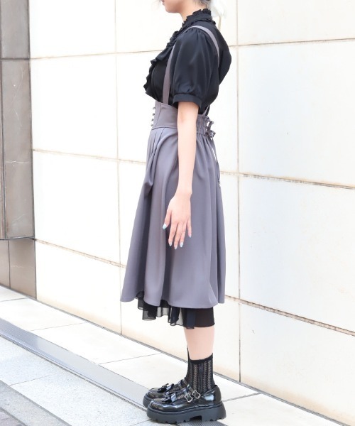 axes femme（アクシーズ ファム） スカート サス付レースアップ