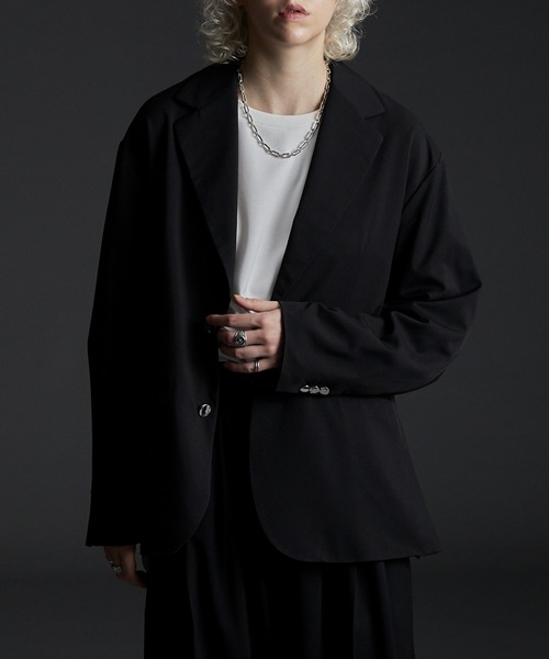 「CIASENSE」 テーラードジャケット L ブラック メンズ_画像4