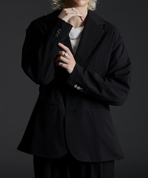 「CIASENSE」 テーラードジャケット L ブラック メンズ_画像7