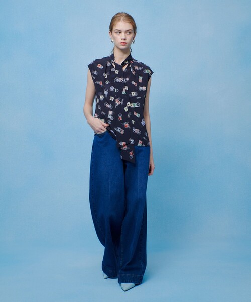 LOULOU WILLOUGHBY（ルルウィルビー） ブラウス シャツ WEB 一部店舗 