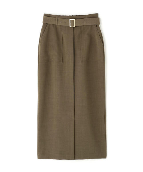 「NATURAL BEAUTY BASIC」 タイトスカート MEDIUM ブラウン レディース_画像2