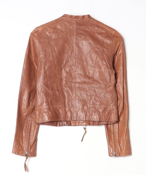 「loaf」 レザーブルゾン 1 ブラウン レディース_画像2