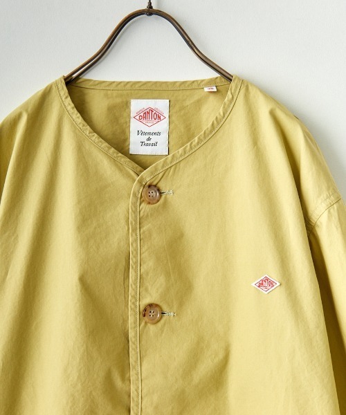 Danton（ダントン） ノーカラージャケット 38 ネイビー レディース