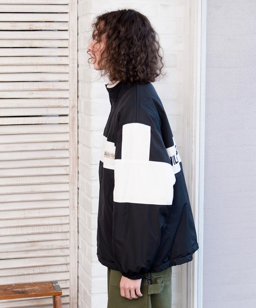 「WILDERNESS EXPERIENCE」 ナイロンブルゾン L ベージュ メンズ_画像9