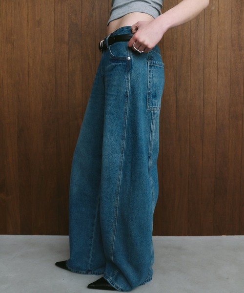 HANNE ジーンズ デニム デニムパンツ カーブシルエットデニムパンツ