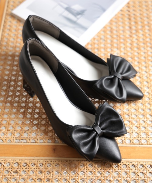 「VIVIAN」 パンプス LL クリアブラック レディース_画像8