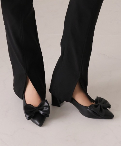 「VIVIAN」 パンプス LL クリアブラック レディース_画像9