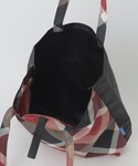 エコバッグ パーシャルクレストブリッジチェック...の詳細画像2