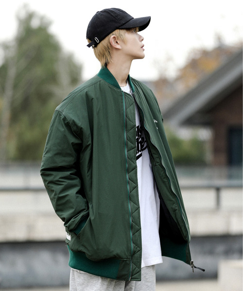 「neos」 「rio.revib」ブルゾン MEDIUM グリーン メンズ_画像9