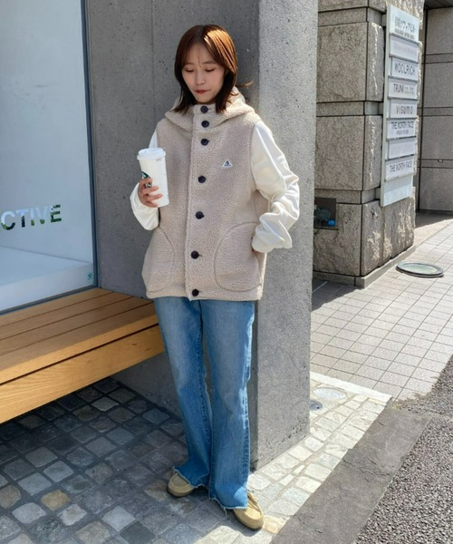 「GEVACO」 ベスト MEDIUM ホワイト系その他 メンズ_画像4