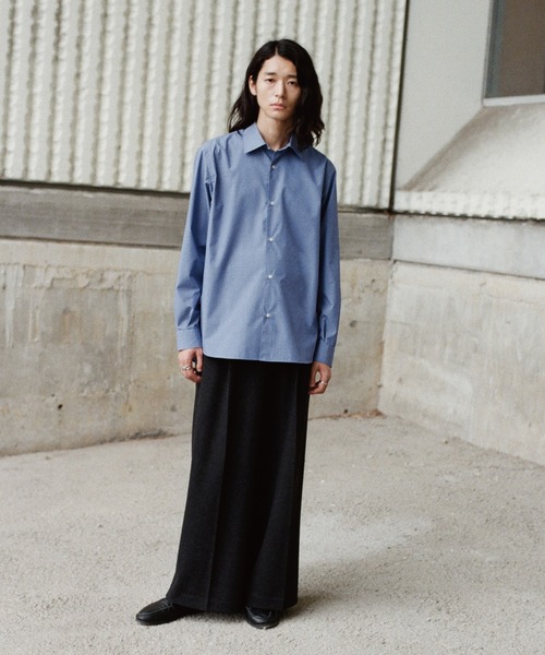 「WYM LIDNM」 スラックス L チャコール メンズ_画像4