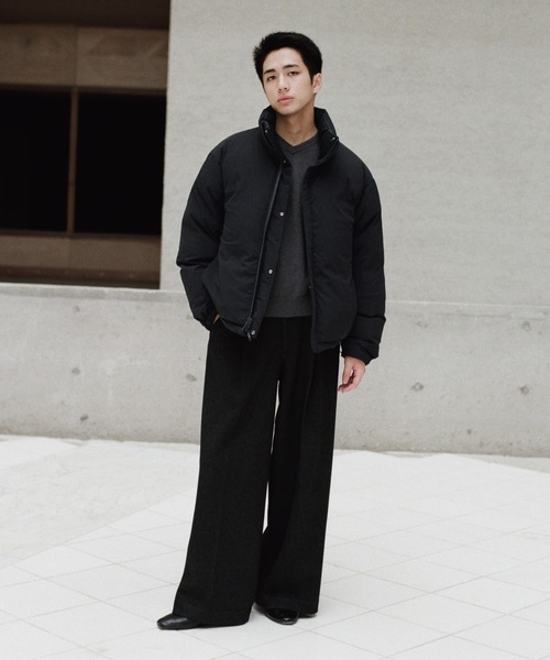 「WYM LIDNM」 スラックス L チャコール メンズ_画像5