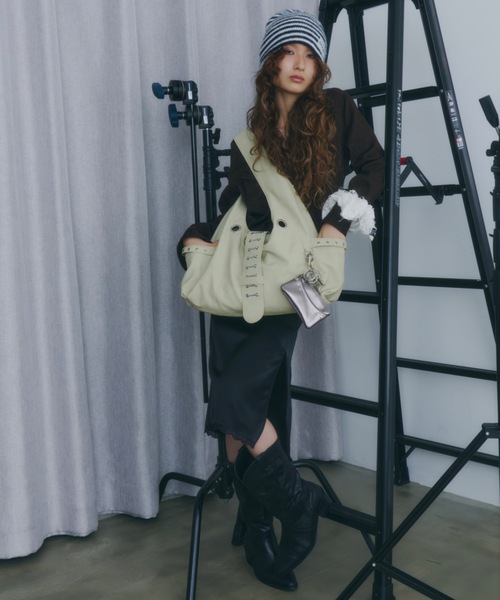 「DTYYPE」 ニットキャップ FREE ホワイト レディース_画像5