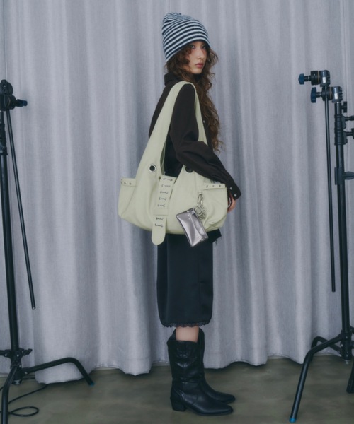 「DTYYPE」 ニットキャップ FREE ホワイト レディース_画像6