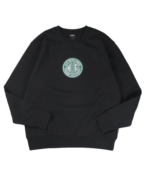 トレーナー スウェット 「C-HUF3」「HUF/ハフ」TRANSIT AUTHORITY CREWNECK SWEAT PF00760