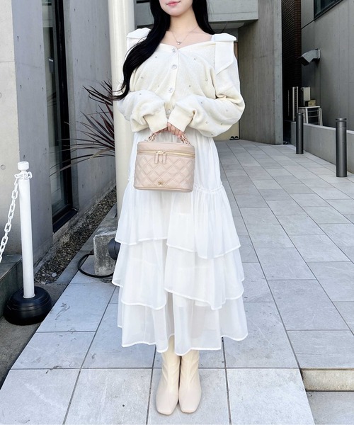 INGNI（イング） スカート シアーティアードスカート : ZOZOTOWN Yahoo