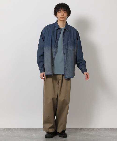 LAKOLE（ラコレ） シャツ グラデデニムシャツ / 638225 メンズ